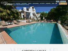 Tablet Screenshot of cortijolahaza.com